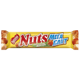 Шоколадный батончик NUTS 66 гр