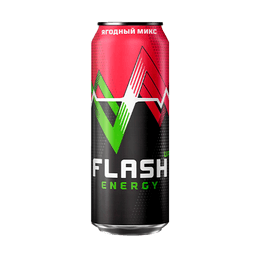 Flash Up Energy Ягодный Микс 0.45 л